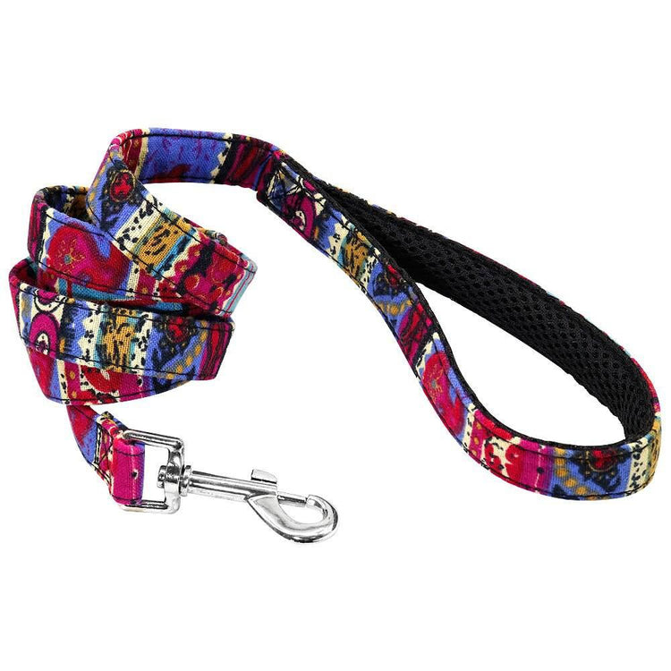 ⭐️Purr. Meow. Woof.⭐️ - Artistic Dog Lead - Red