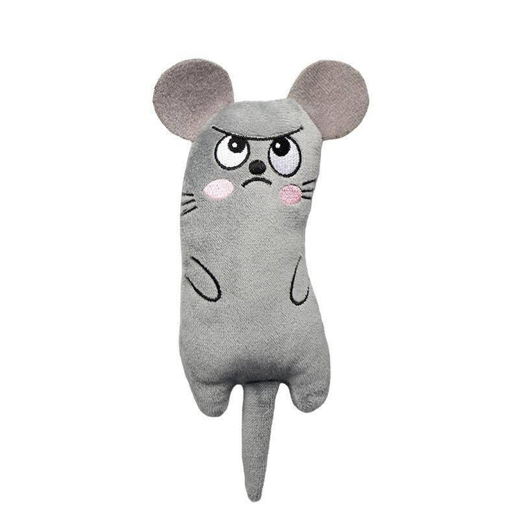 ⭐️Purr. Meow. Woof.⭐️ - Catnip Cat Toy Plush - Grey