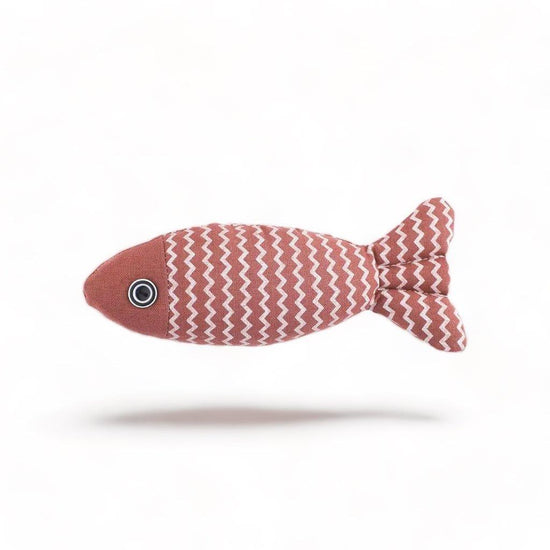 ⭐️Purr. Meow. Woof.⭐️ - Catnip Fish Cat Toy - Red