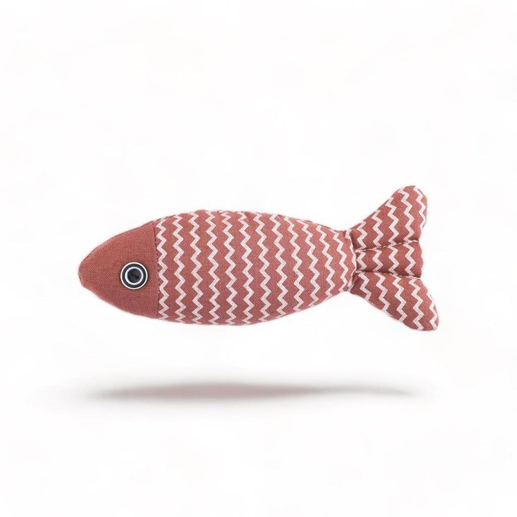⭐️Purr. Meow. Woof.⭐️ - Catnip Fish Cat Toy - Red