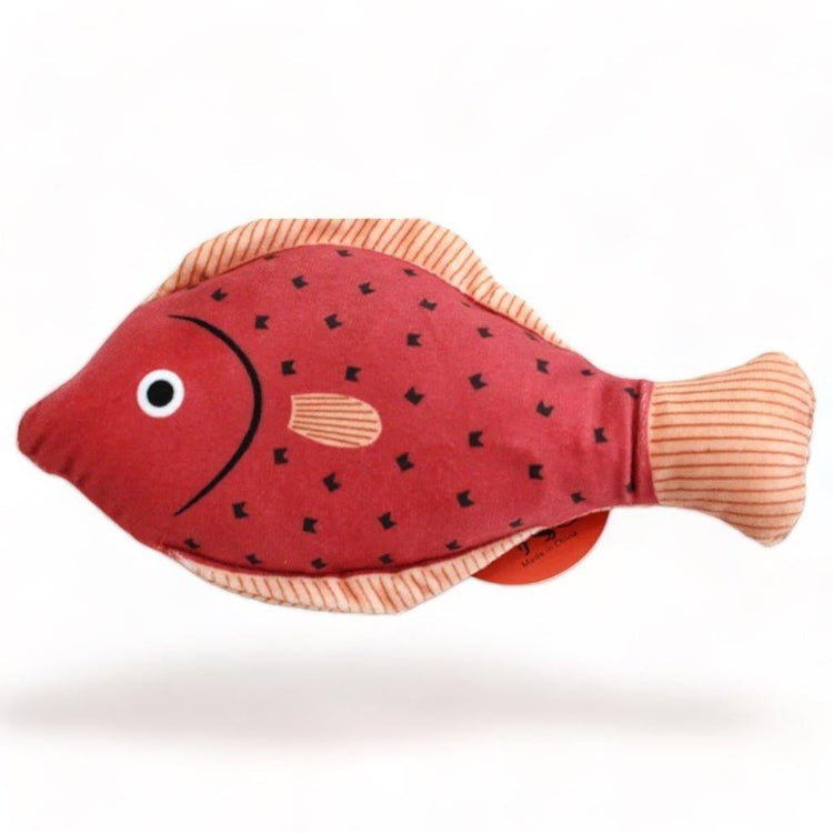 ⭐️Purr. Meow. Woof.⭐️ - Catnip Fish Kicker Cat Toy - Coral