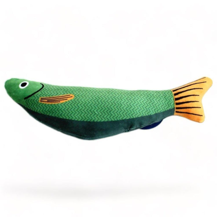 ⭐️Purr. Meow. Woof.⭐️ - Catnip Fish Kicker Cat Toy - Green