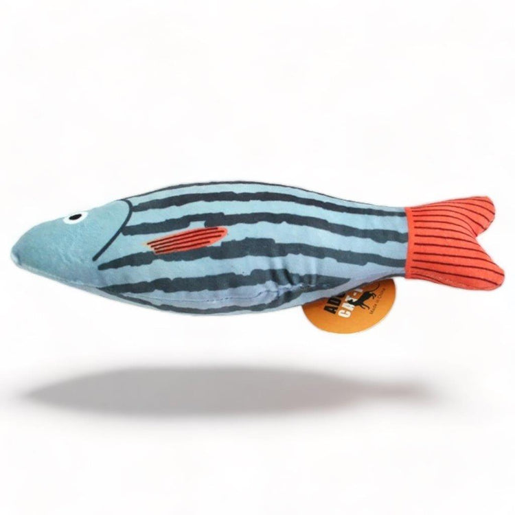 ⭐️Purr. Meow. Woof.⭐️ - Catnip Fish Kicker Cat Toy - LightBlue