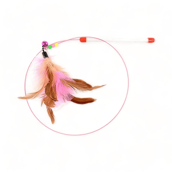 Feather Bendy Wand Cat Toy - ⭐️Purr. Meow. Woof.⭐️