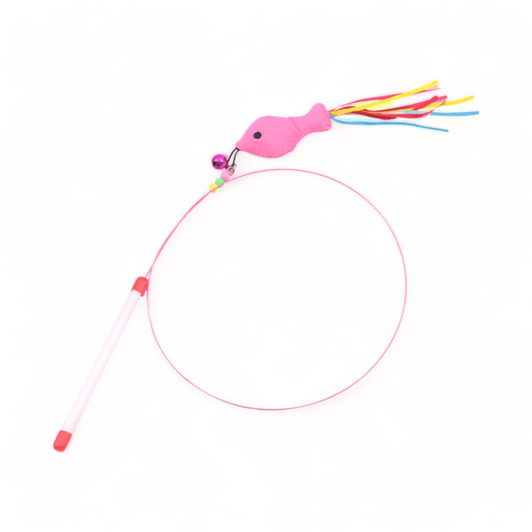 ⭐️Purr. Meow. Woof.⭐️ - Fish Wand Cat Toy - Fish