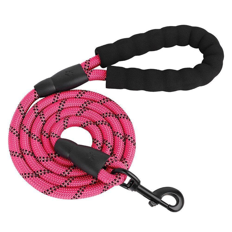 ⭐️Purr. Meow. Woof.⭐️ - Heavy Duty Rope Dog Lead - HotPink