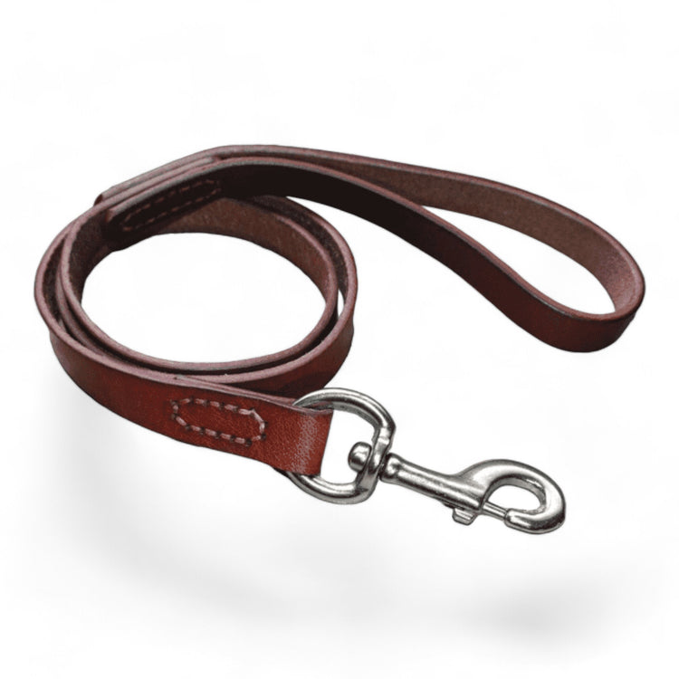 ⭐️Purr. Meow. Woof.⭐️ - Leather Dog Lead - Brown / M