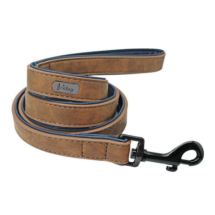 ⭐️Purr. Meow. Woof.⭐️ - Leather Executive Dog Lead - Brown