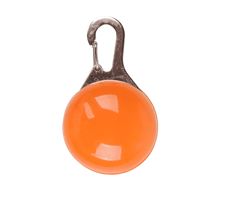 ⭐️Purr. Meow. Woof.⭐️ - LED Dog Collar Light Pendant - Orange