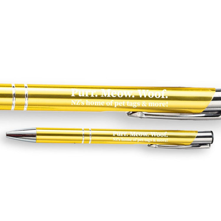 ⭐️Purr. Meow. Woof.⭐️ - Official Purr. Meow. Woof. Pen - Gold