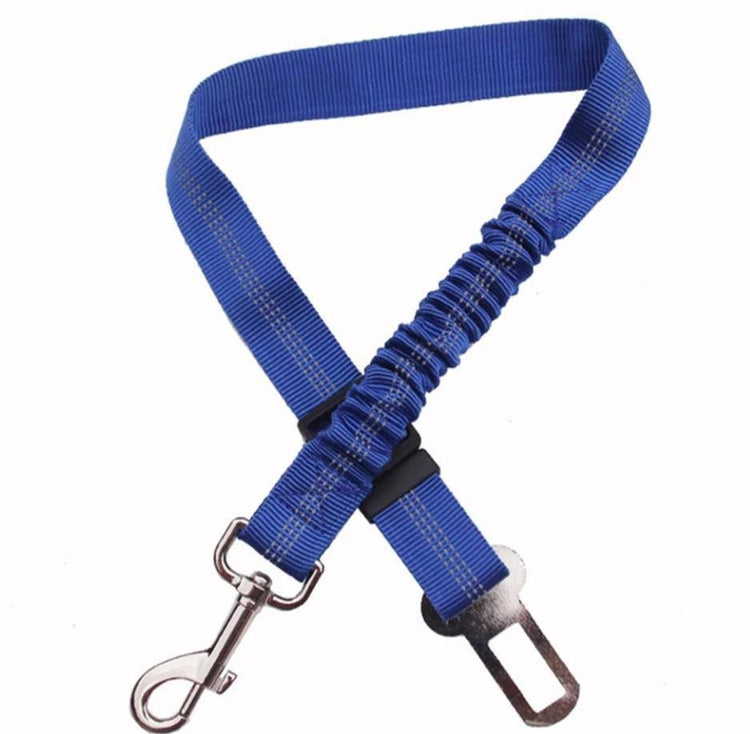 ⭐️Purr. Meow. Woof.⭐️ - Reflective Elastic Dog Car Seat Belt - RoyalBlue