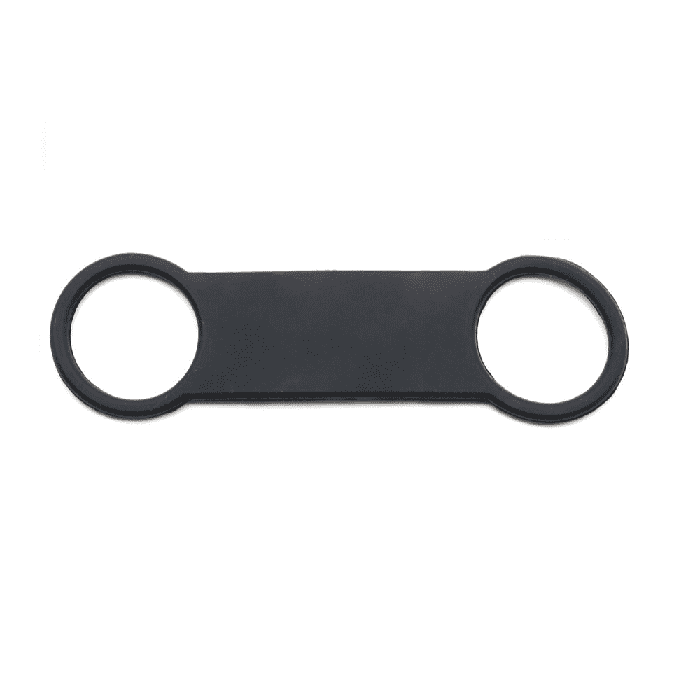 ⭐️Purr. Meow. Woof.⭐️ - Replacement Collar ID Bands - Cat / Black