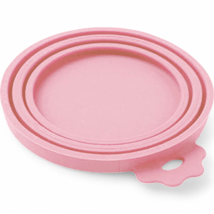 ⭐️Purr. Meow. Woof.⭐️ - Reusable Pet Food Can Lid - Pink