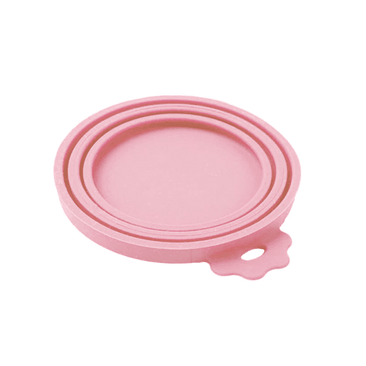 ⭐️Purr. Meow. Woof.⭐️ - Reusable Pet Food Can Lid - Pink