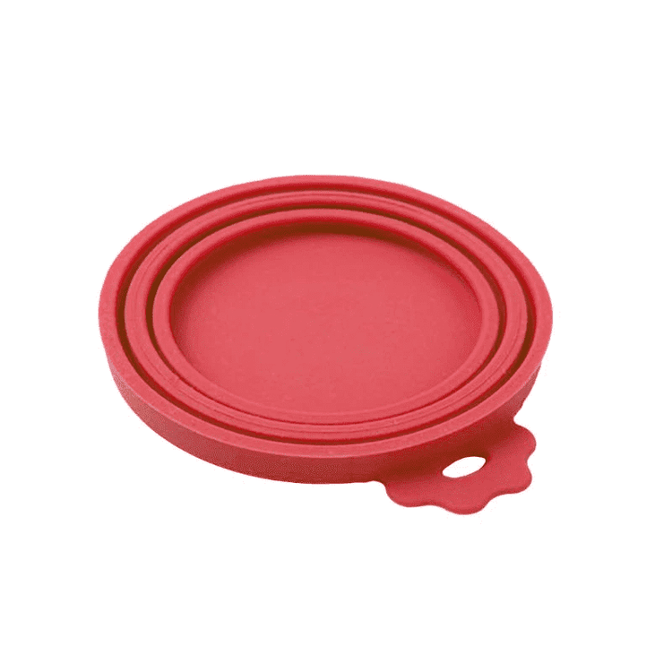 ⭐️Purr. Meow. Woof.⭐️ - Reusable Pet Food Can Lid - Red