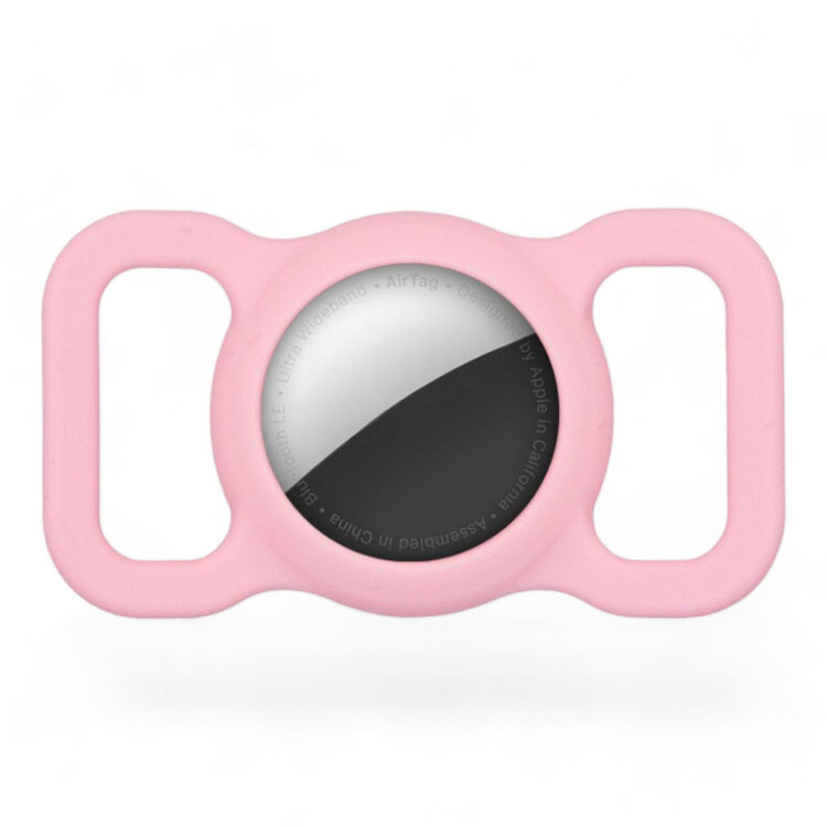 ⭐️Purr. Meow. Woof.⭐️ - Silicone Apple Airtag Holder for Pet Collars - Pink