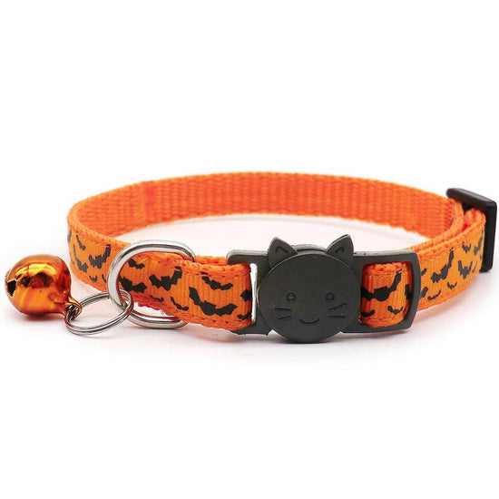 ⭐️Purr. Meow. Woof.⭐️ - Spooky Collection Breakaway Safety Kitten Collar - Bats