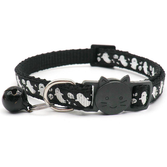 ⭐️Purr. Meow. Woof.⭐️ - Spooky Collection Breakaway Safety Kitten Collar - Ghosts