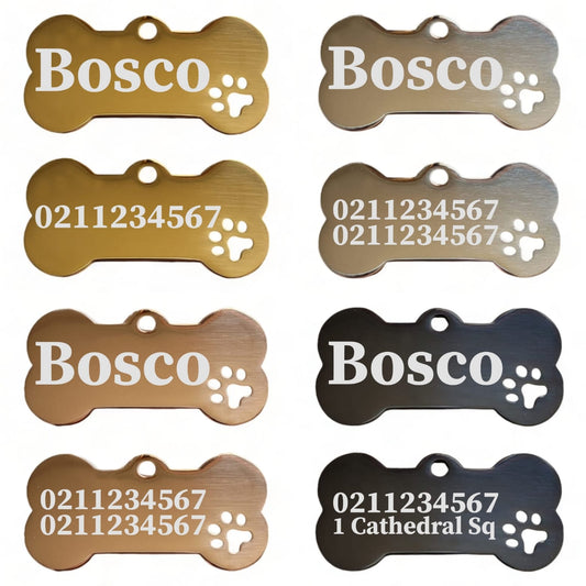 Bone Paw Print | Mirror Stainless