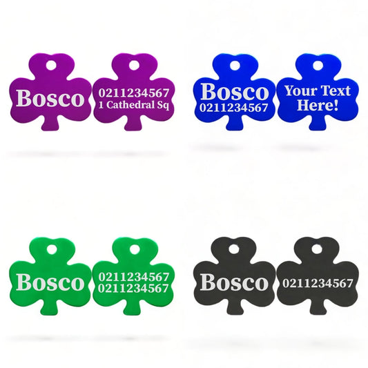 Cat & Dog | Shamrock Aluminium | Pet ID Tags