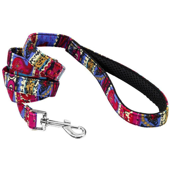 ⭐️Purr. Meow. Woof.⭐️ - Artistic Dog Lead - Red