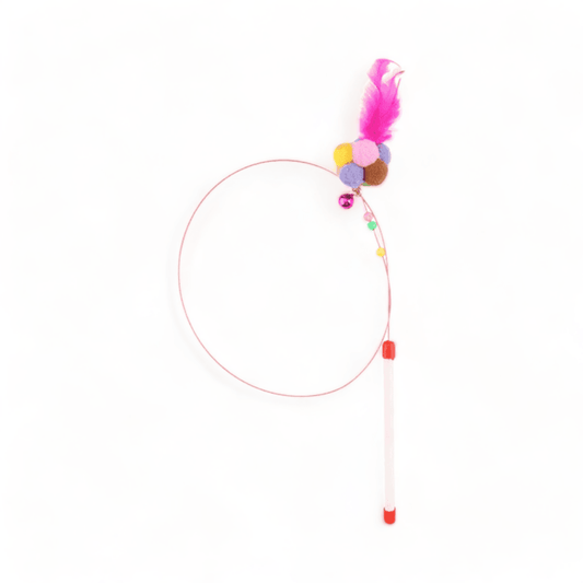 ⭐️Purr. Meow. Woof.⭐️ - Ball Cluster Bendy Wand Cat Toy - Default Title