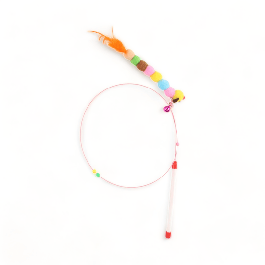 ⭐️Purr. Meow. Woof.⭐️ - Ball String Bendy Wand Cat Toy - Default Title