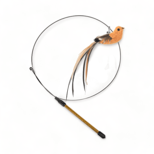 ⭐️Purr. Meow. Woof.⭐️ - Bird Bendy Wand Cat Toy - Without Suction