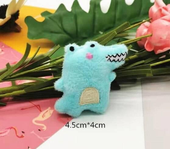 ⭐️Purr. Meow. Woof.⭐️ - Cute Catnip Small Cat Toys - Cyan Croc