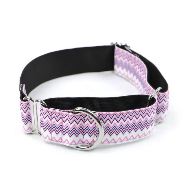 ⭐️Purr. Meow. Woof.⭐️ - Designer Martingale Dog Collar - Purple / L