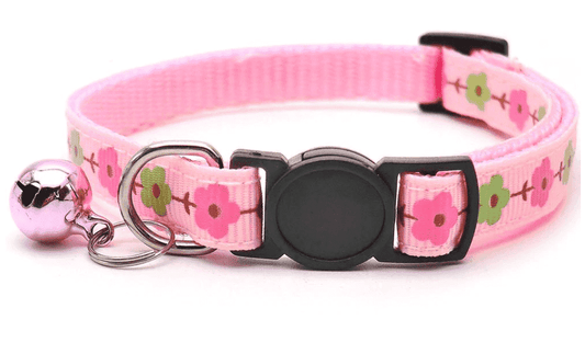⭐️Purr. Meow. Woof.⭐️ - Flower Breakaway Safety Kitten Collar - Pink