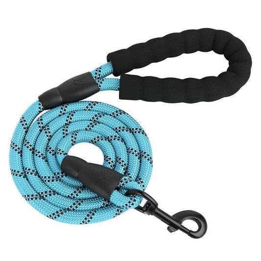 ⭐️Purr. Meow. Woof.⭐️ - Heavy Duty Rope Dog Lead - MediumTurquoise
