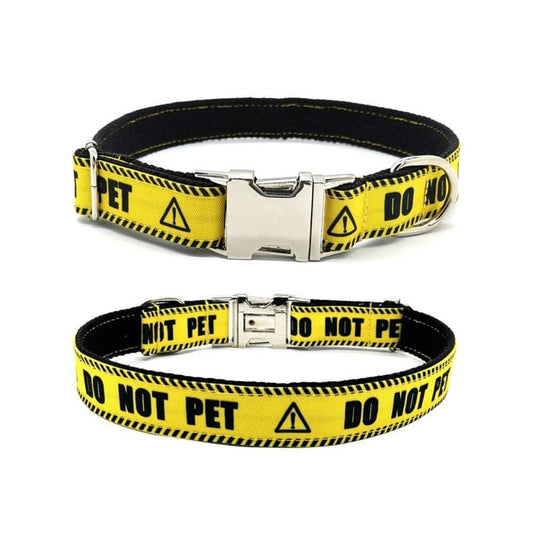 ⭐️Purr. Meow. Woof.⭐️ - I Need Space & Do Not Pet | Dog Collar | - Do Not Pet / XS / No
