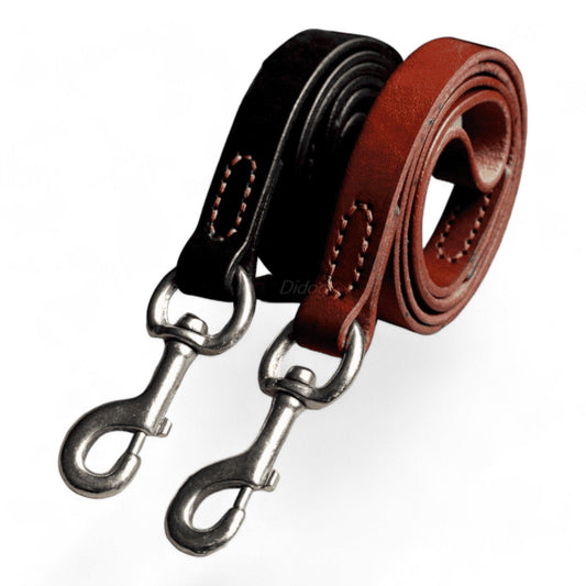 ⭐️Purr. Meow. Woof.⭐️ - Leather Dog Lead - Black / M