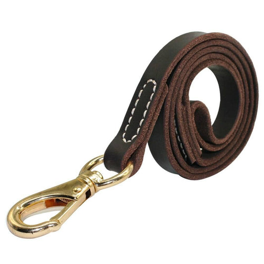 ⭐️Purr. Meow. Woof.⭐️ - Leather Estate Dog Lead - Black