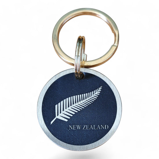 ⭐️Purr. Meow. Woof.⭐️ - LUXE | Bespoke Brass | NZ Fern Cat & Dog ID Pet Tag - Small