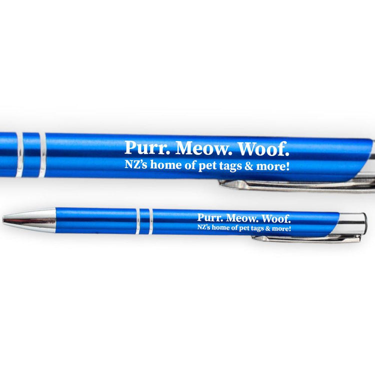⭐️Purr. Meow. Woof.⭐️ - Official Purr. Meow. Woof. Pen - Blue