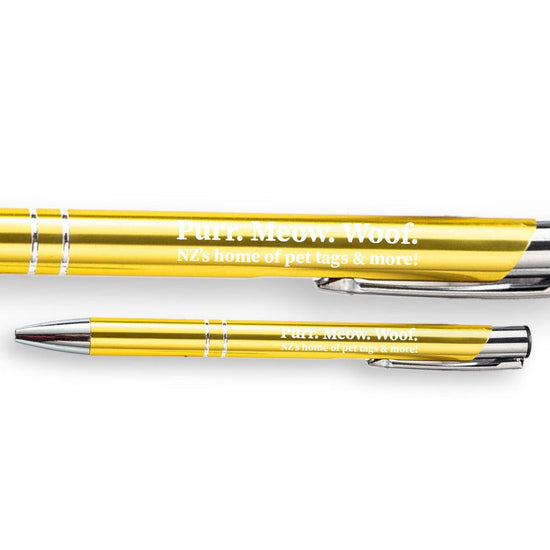 ⭐️Purr. Meow. Woof.⭐️ - Official Purr. Meow. Woof. Pen - Gold