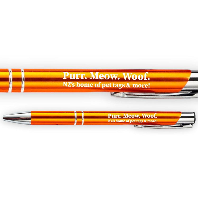 ⭐️Purr. Meow. Woof.⭐️ - Official Purr. Meow. Woof. Pen - Orange