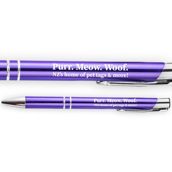 ⭐️Purr. Meow. Woof.⭐️ - Official Purr. Meow. Woof. Pen - Purple