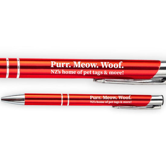 ⭐️Purr. Meow. Woof.⭐️ - Official Purr. Meow. Woof. Pen - Red