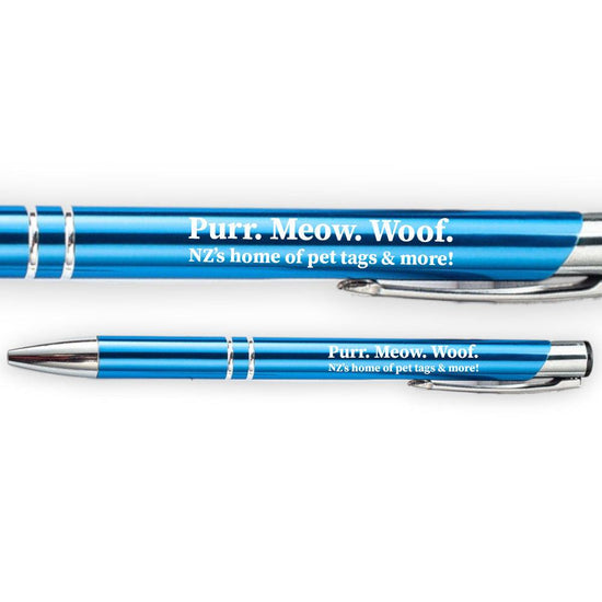 ⭐️Purr. Meow. Woof.⭐️ - Official Purr. Meow. Woof. Pen - RoyalBlue