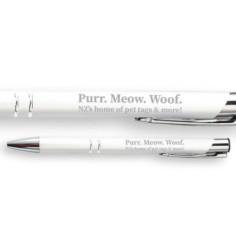 ⭐️Purr. Meow. Woof.⭐️ - Official Purr. Meow. Woof. Pen - White