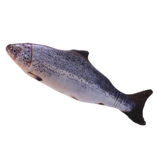 ⭐️Purr. Meow. Woof.⭐️ - Plush 3D Fish Kicker - Salmon
