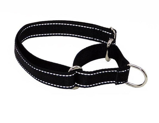 ⭐️Purr. Meow. Woof.⭐️ - PMW Basics Martingale Dog Collar - Black / S