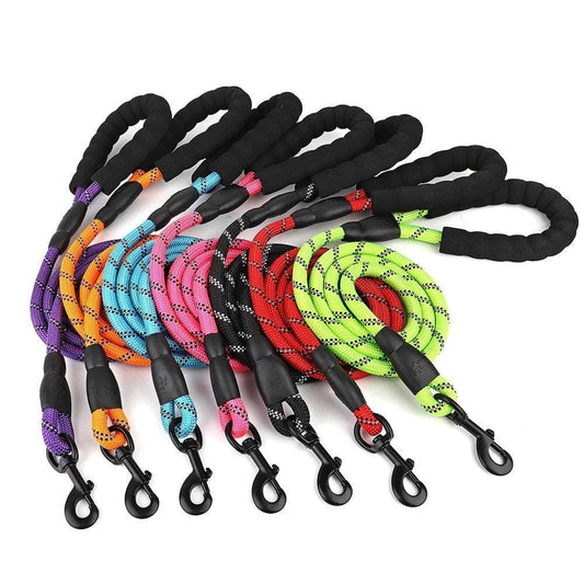 ⭐️Purr. Meow. Woof.⭐️ - Heavy Duty Rope Dog Lead - Black