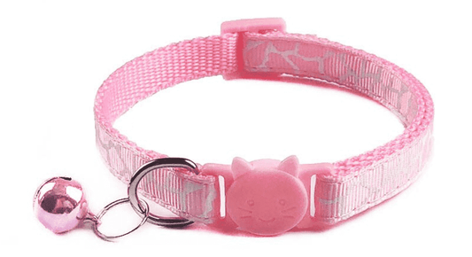 ⭐️Purr. Meow. Woof.⭐️ - White Camouflage Breakaway Safety Cat Collar - Pink
